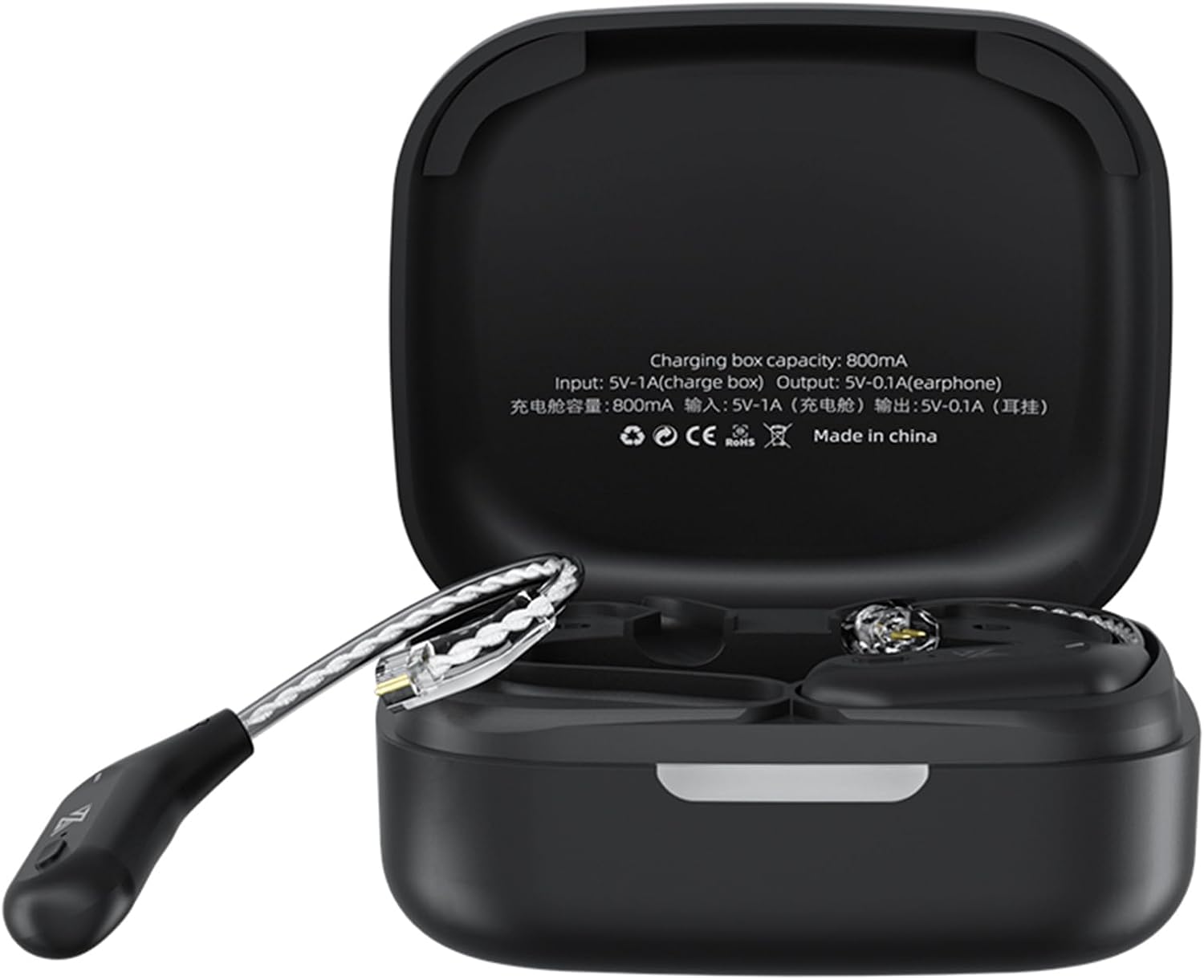 Módulo adaptador sem fio KZ AZ09 Bluetooth 5.4 com estojo de carregamento para fones KZ