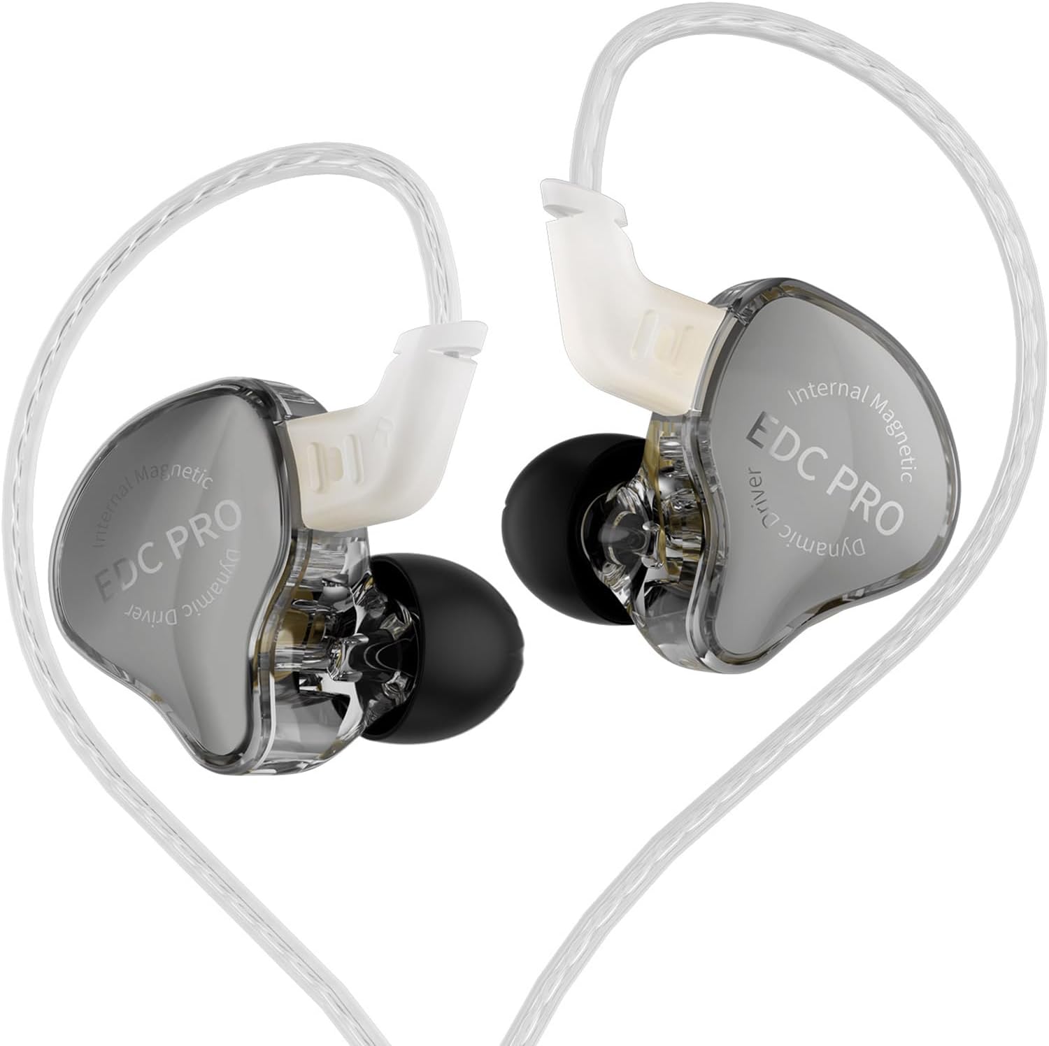Monitor intra-auricular compacto KZ EDC Pro com assinatura sonora natural