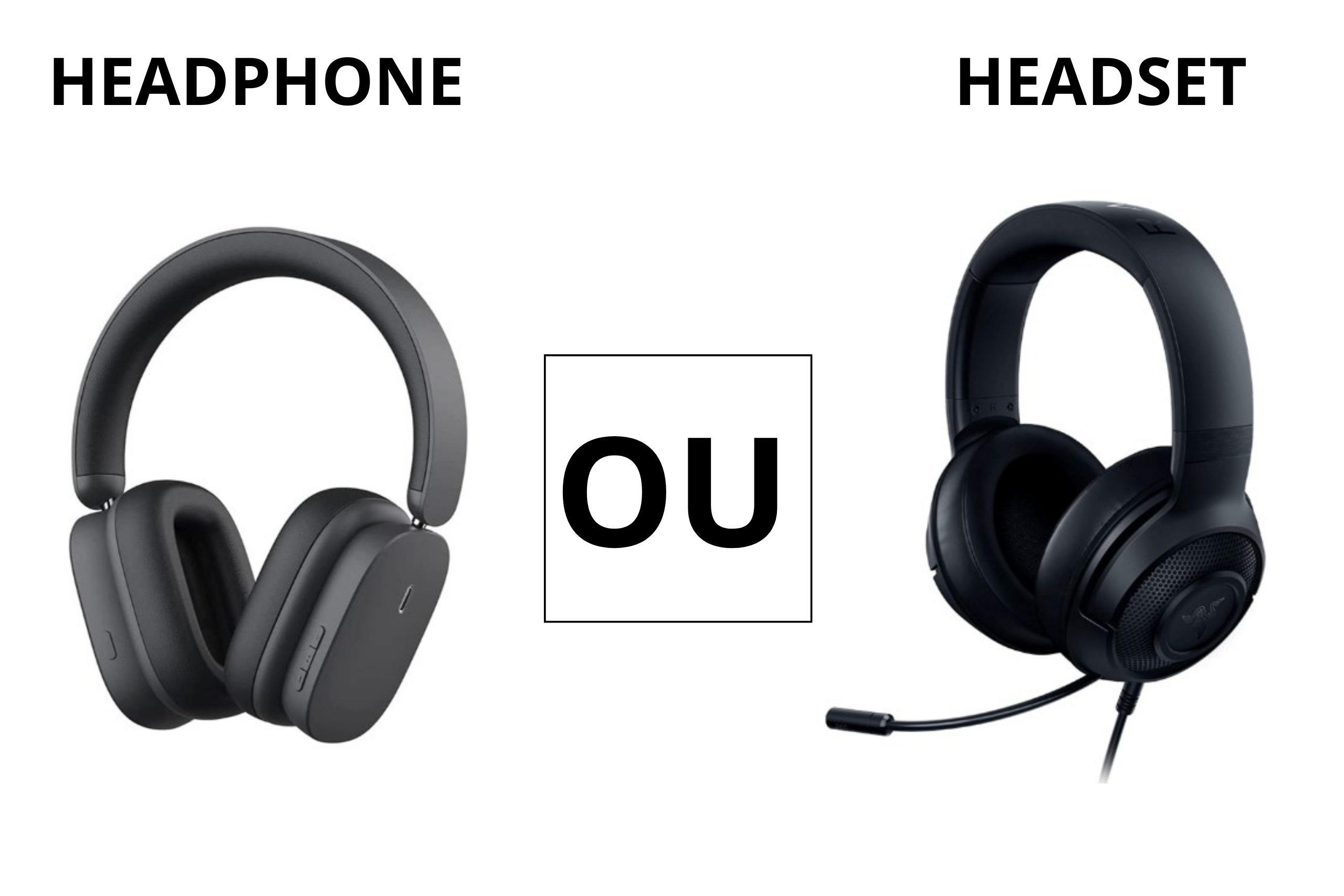 Headphone ou Headset